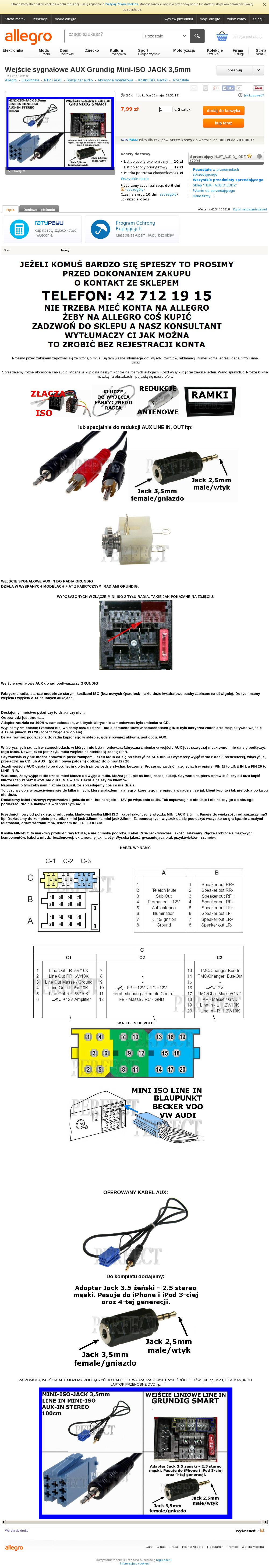 Adapter USB/AUX mazda 3 bk