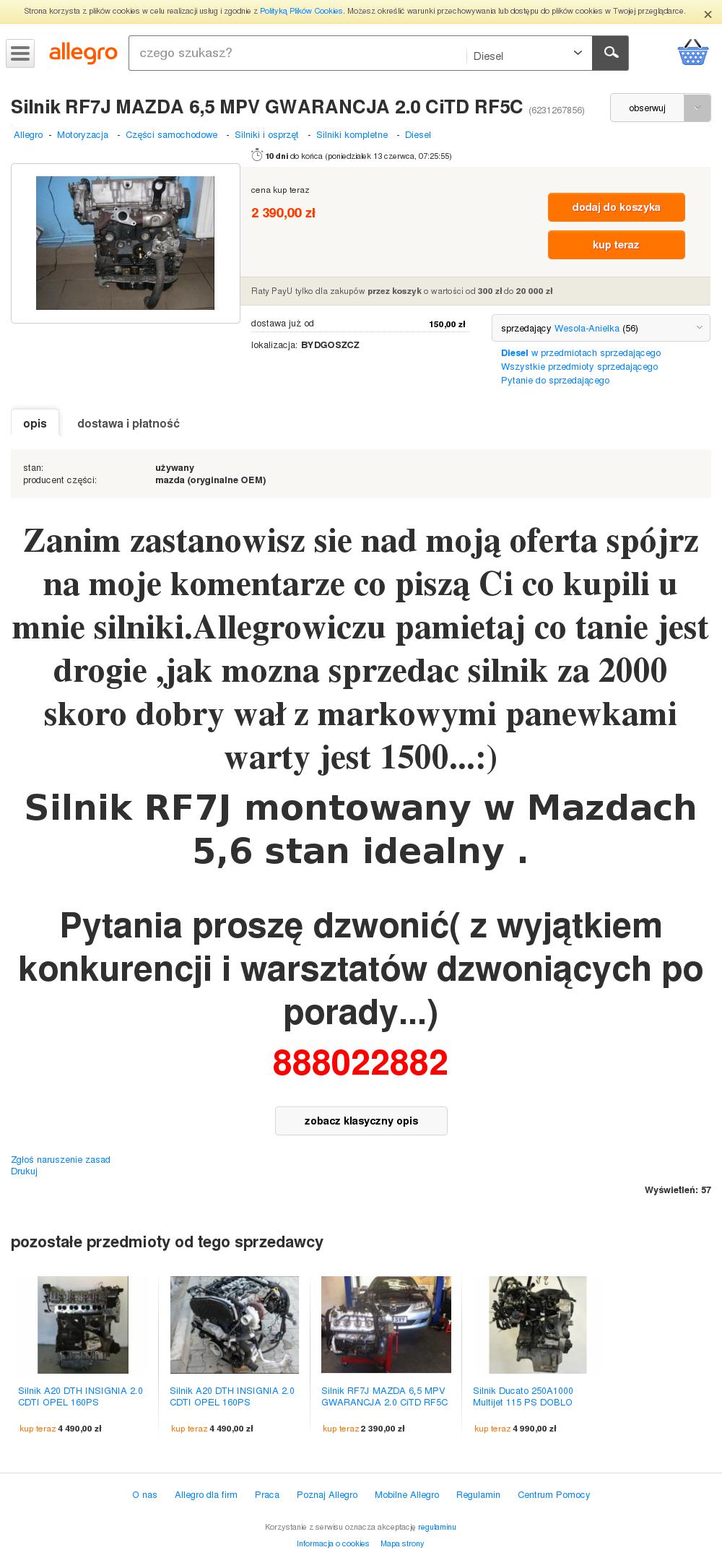 Rf7J Nie Odpala Po Wymianie Słupka Silnika