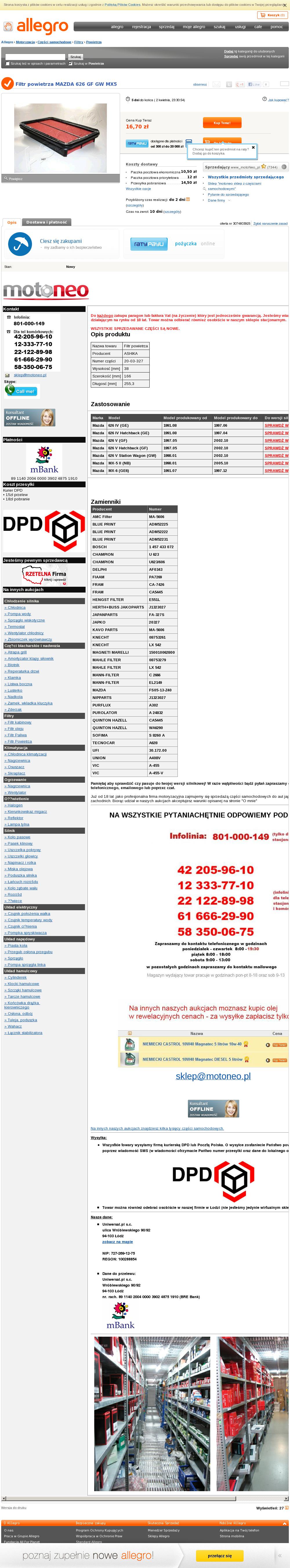 Filtry powietrza (5/6)